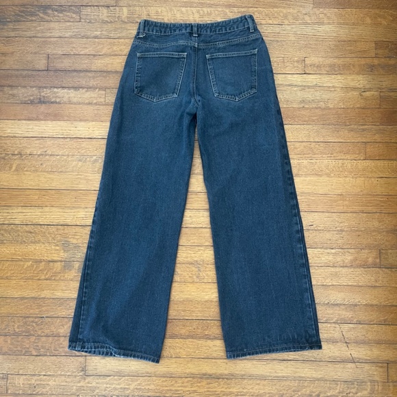 Edikted Low Rise Wide Leg Jeans - Sz XS - Picture 8 of 9